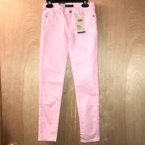 NWT Levi’s Pink Denim Legging Jeans Sz 8